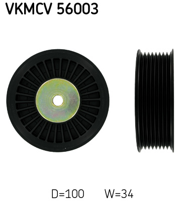 kreipiantysis skriemulys, V formos rumbuotas diržas - VKMCV 56003 SKF